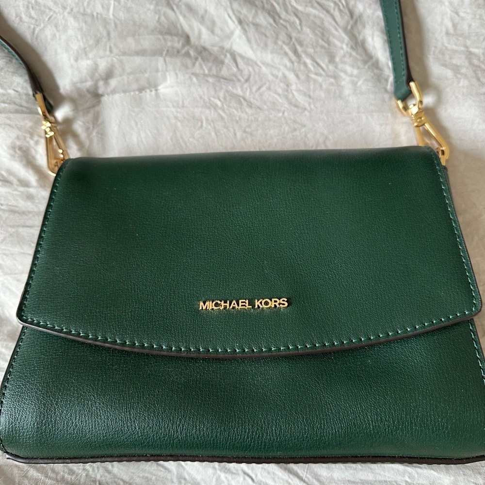 Michael Kors crossbody bag - dark green